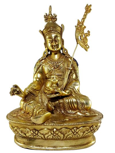 Padmasambhava Statue [full Fire Gold Plated]