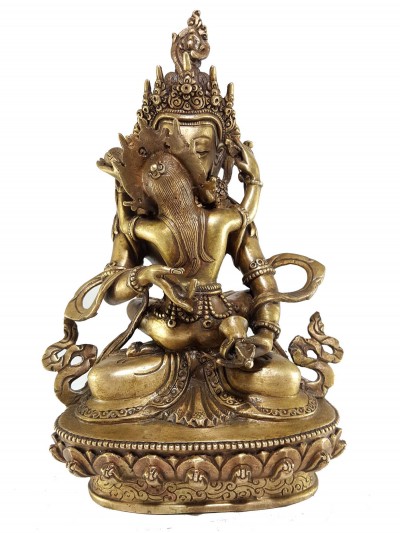 High Quality Statue Of Vajrasattva With Consort, [shakti], Yab-yum Bronze Finishing