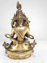 High Quality Statue Of Vajrasattva With Consort, [shakti], Yab-yum Bronze Finishing