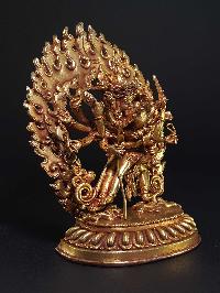 Statue Of Chakrasamvara - Heruka [full Gold Plated], [fine Quality] Chakrasamvara - Heruka