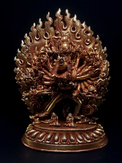 Statue Of Kalachakra [full Gold Plated], [fine Quality]