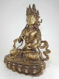 Original Statue Of Vajrasattva In Natural Bronze Finishing