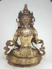Original Statue Of Vajrasattva In Natural Bronze Finishing