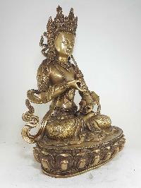 Original Statue Of Vajrasattva In Natural Bronze Finishing