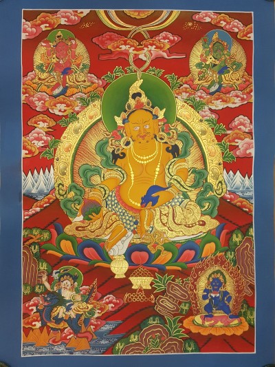 Tibetan Five Jambhala Thangka, Pancha Kuber