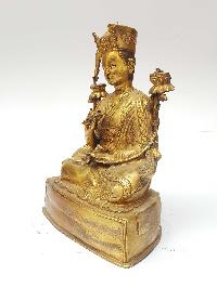 Statue Of Karmapa [full Fire Gold Plated] And [antique Finishing]