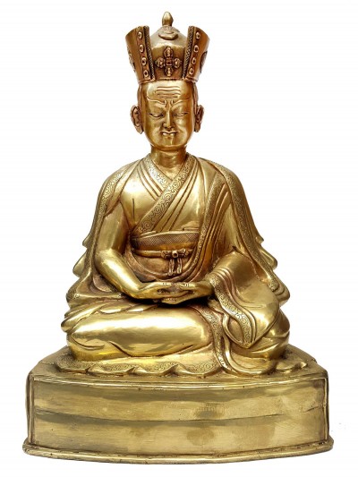 Statue Of Karmapa Glossy Finishing