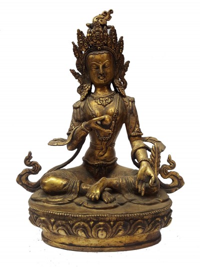 Statue Of Siddhi Garvah - Sya Limbo [1 Of 21 Tara], [full Fire Gold Plated], And [antique Finishing]