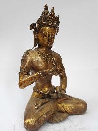 Statue Of Vajrasattva [full Fire Gold Plated], And [antique Finishing]