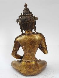 Statue Of Vajrasattva [full Fire Gold Plated], And [antique Finishing]