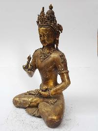 Statue Of Vajrasattva [full Fire Gold Plated], And [antique Finishing]