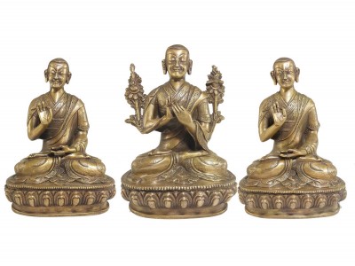 Tsongkhapa Set Brone Finishing