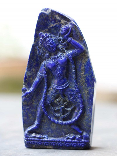[real Lapis Lazuli], Statue Of Vajrayogini, [hand Carved]