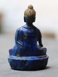 [real Lapis Lazuli], Statue Of Shakyamuni Buddha, [hand Carved]