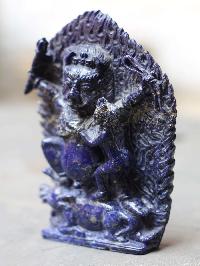 [real Lapis Lazuli], Statue Of Yamantaka - Heruka, [hand Carved]