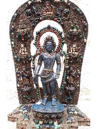 Turquoise Standing Padmapani Avalokiteshvara [metal Setting], [stone Setting]