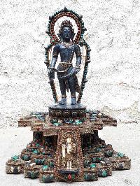 Turquoise Standing Padmapani Avalokiteshvara [metal Setting], [stone Setting]