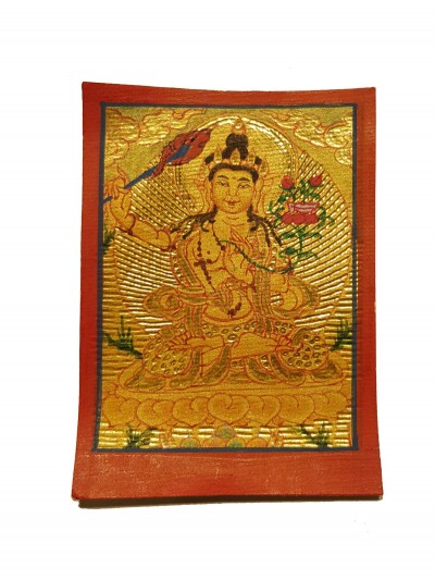 Real Gold Tiny Thangka Of