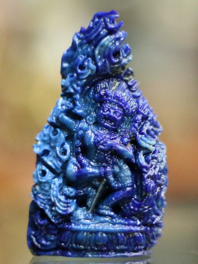 [lapis Lazuli] Vajravarahi - Dorje Phagmo Yogini [hand Carved]