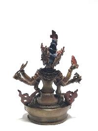 Statue Of Namgyalma Chocolate Oxidized