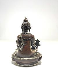 Statue Of Medicine Buddha Chocolate Oxidized