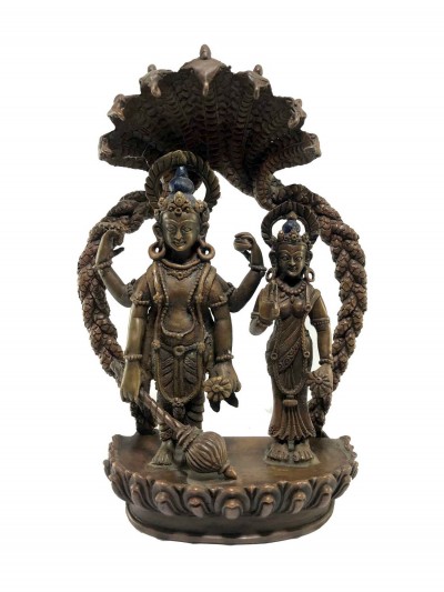 Statue Laxmi Narayan Statue Oxidized