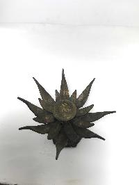 Lotus Candle Statue Antique Finishing