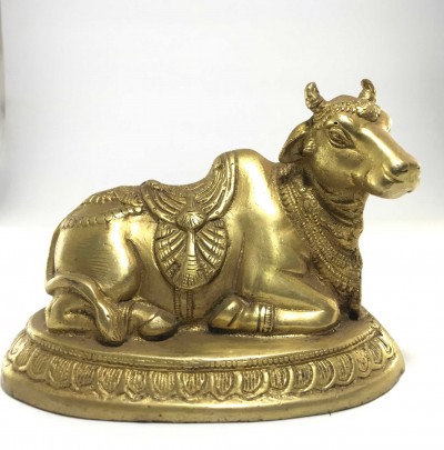 Statue Of Ox Nadhi In Glossy Finishing
