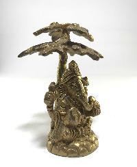 Statue Of Ganesh On Tree Glossy