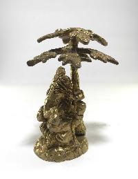 Statue Of Ganesh On Tree Glossy