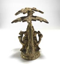 Statue Of Ganesh On Tree Glossy