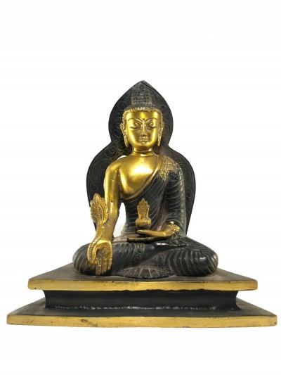 Statue Of Medicine Buddha Double Color Finishing