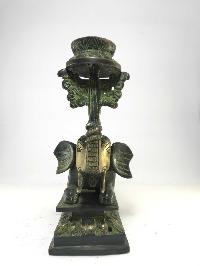 Statue Of Elephant Candle Stand