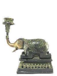Statue Of Elephant Candle Stand
