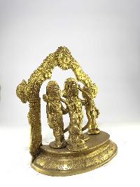 Statue Of Family Of Rama With Hanuman