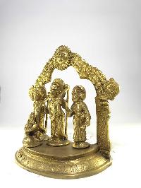 Statue Of Family Of Rama With Hanuman