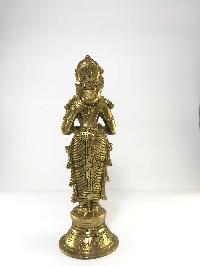 Statue Of Gandharva Candle Stand