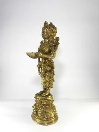 Statue Of Gandharva Candle Stand