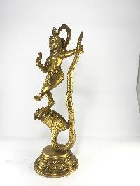 Statue Of Krishna Dancing On Serpent Glossy Finishing