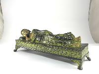 Statue Of Nirvana Buddha Double Color Finishing