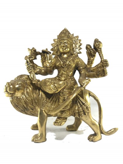 Statue Of Durga Glossy Finishing