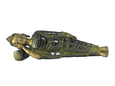Statue Of Nirvana Buddha Double Color Finishing