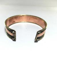 Metal Bracelet Om Mani Padme Hum Etched Free Size