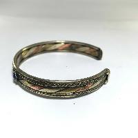 Metal Bracelet With Om Mani Padme Hum
