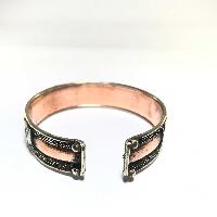 Metal Bracelet With Om Mani Padme Hum