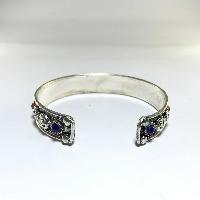 Metal Bracelet With Om Mani Padme Hum