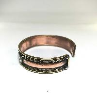 Copper Bracelet With Om Mani Padme Hum