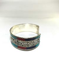 Metal Bracelet With [stone Setting] And Siku