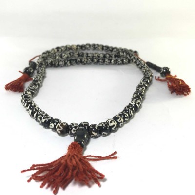 108 Om Design Beads, 9mm Prayer Beads Mala, With Counter