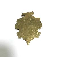 White Metal Pendant With Stone Setting